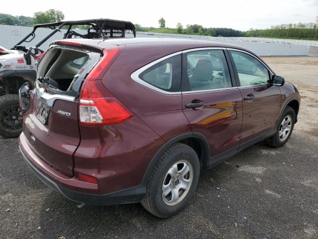 Vin: 5j6rm4h38fl015283, lot: 55488364, honda crv lx 20153