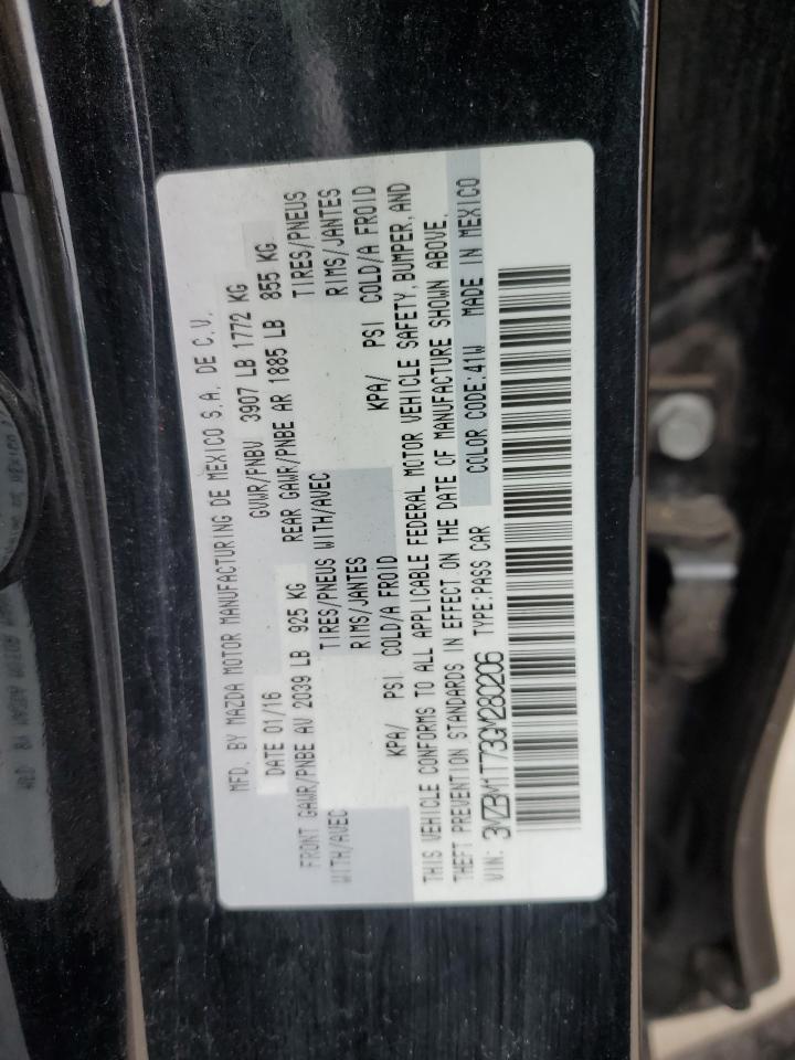 3MZBM1T73GM280206 2016 Mazda 3 Sport