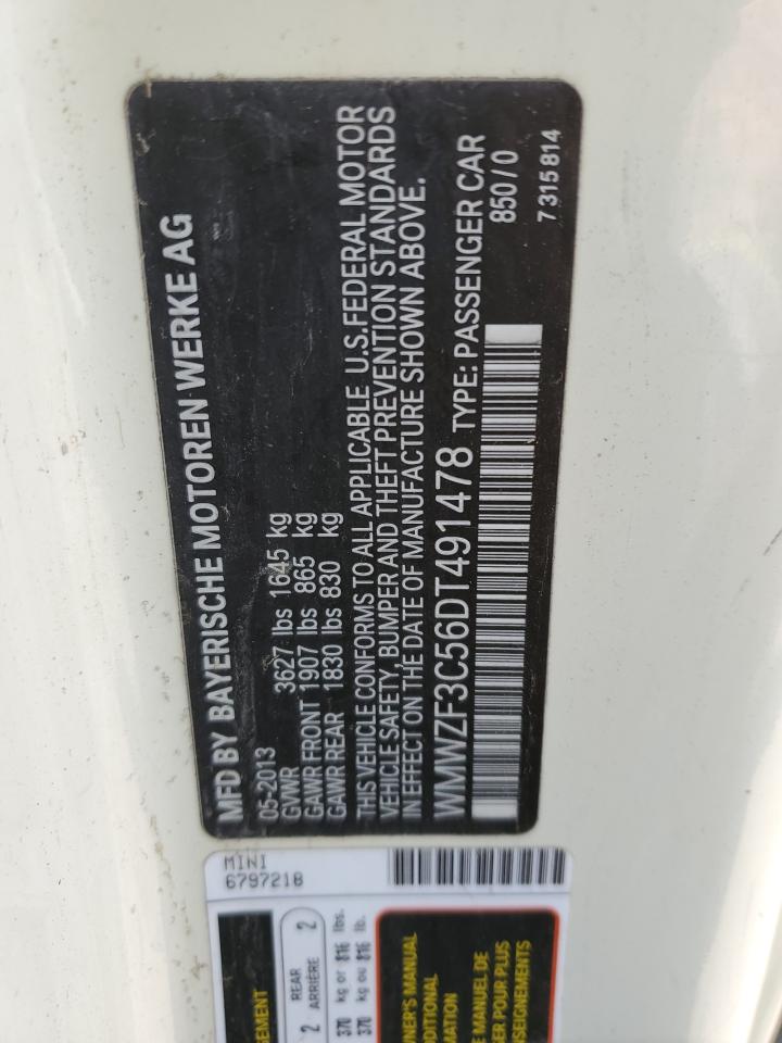 WMWZF3C56DT491478 2013 Mini Cooper Clubman