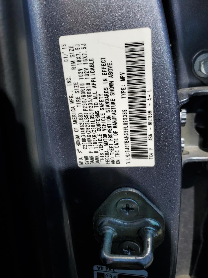 5J8TB4H55FL025385 2015 Acura Rdx Technology