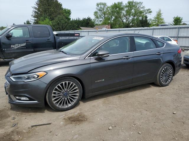 2017 Ford Fusion Titanium Hev VIN: 3FA6P0RU7HR286927 Lot: 53445444