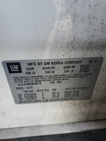 2014 Buick Encore VIN: KL4CJCSB2EB538778 Lot: 55468624