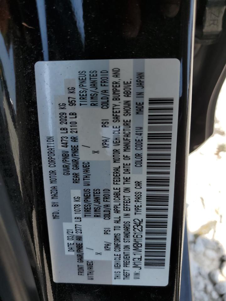 JM1GL1VM8M1612342 2021 Mazda 6 Touring