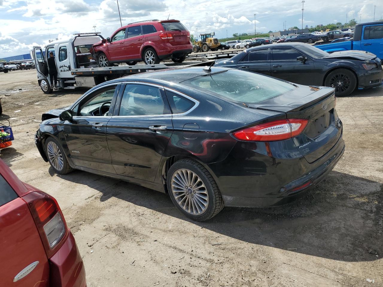 3FA6P0RU2DR322873 2013 Ford Fusion Titanium Hev