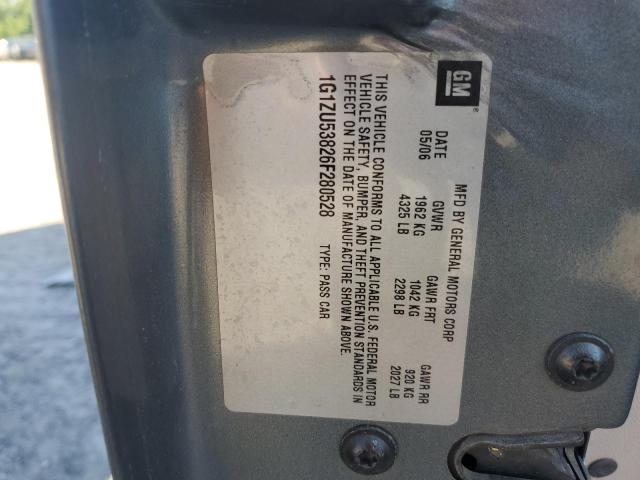 2006 Chevrolet Malibu Ltz VIN: 1G1ZU53826F280528 Lot: 56899424