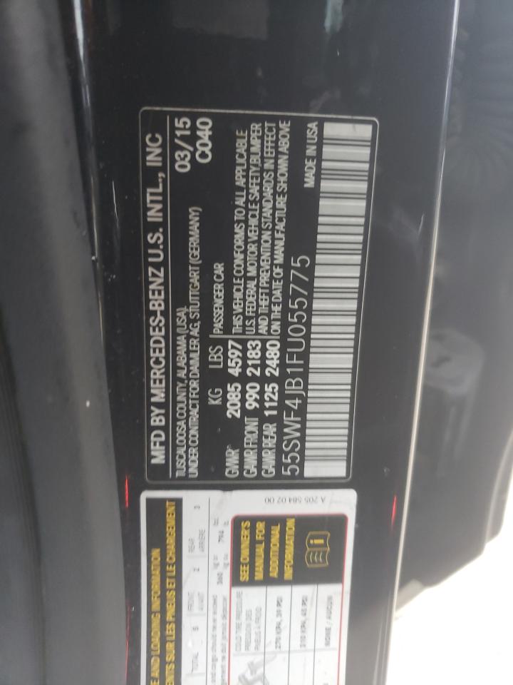 55SWF4JB1FU055775 2015 Mercedes-Benz C 300