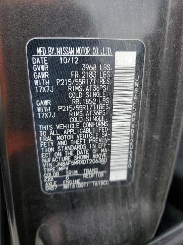 2013 Nissan Juke S VIN: JN8AF5MRXDT206380 Lot: 54174904