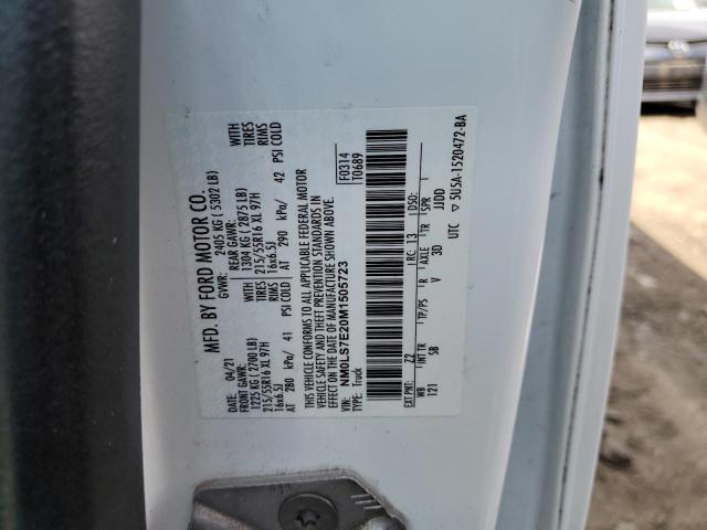 2021 Ford Transit Connect Xl VIN: NM0LS7E20M1505723 Lot: 51805784