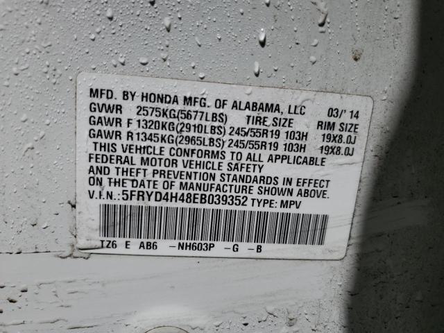 VIN 5FRYD4H48EB039352 2014 Acura MDX, Technology no.14