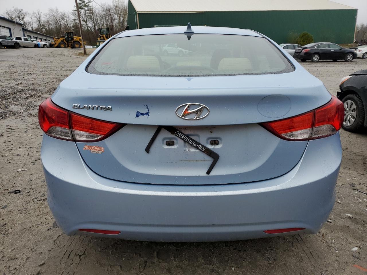 2012 Hyundai Elantra Gls vin: KMHDH4AE6CU292919