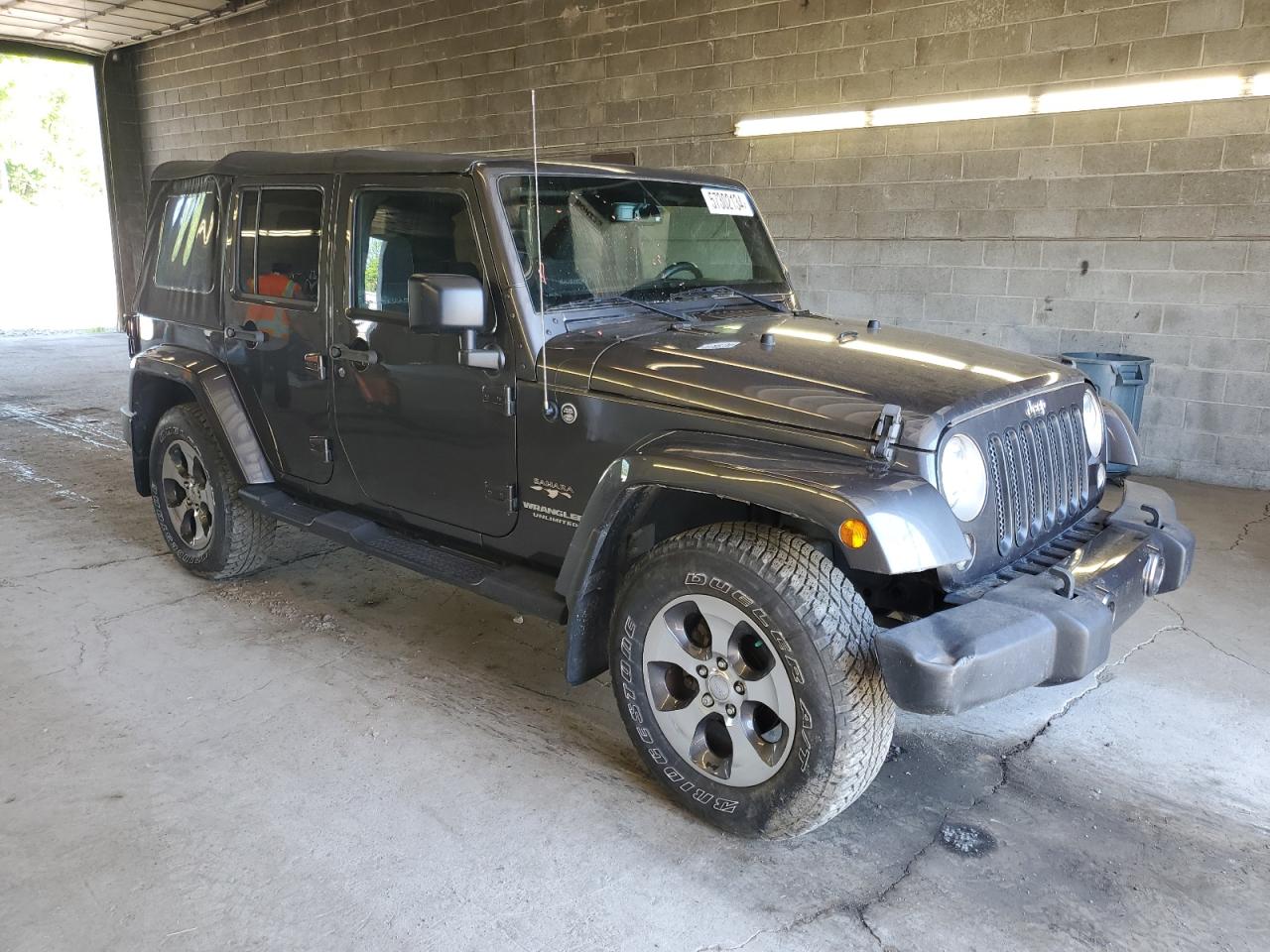 1C4BJWEG6HL615869 2017 Jeep Wrangler Unlimited Sahara