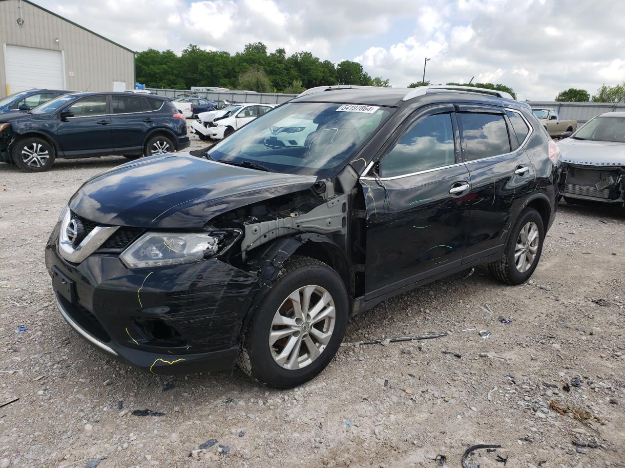 2016 Nissan Rogue S vin: KNMAT2MV5GP623323