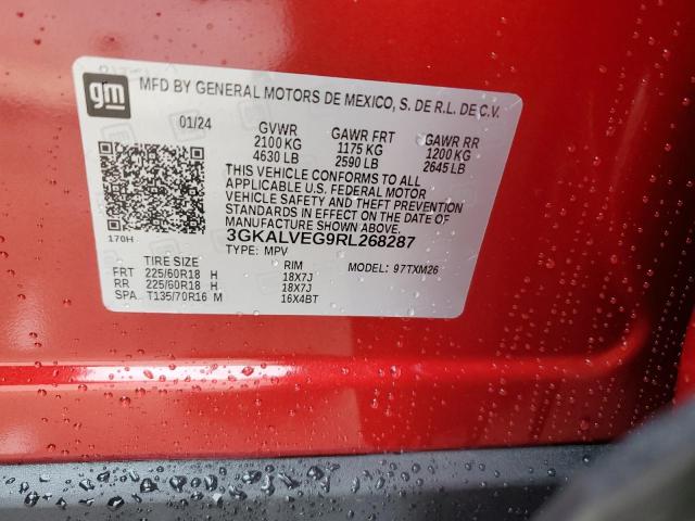 2024 GMC Terrain Slt VIN: 3GKALVEG9RL268287 Lot: 54780294