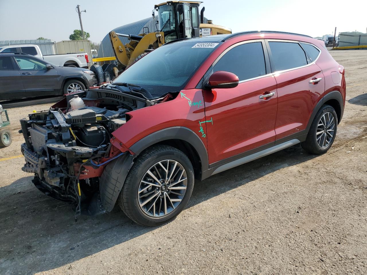 2021 Hyundai Tucson Limited vin: KM8J33AL0MU384538