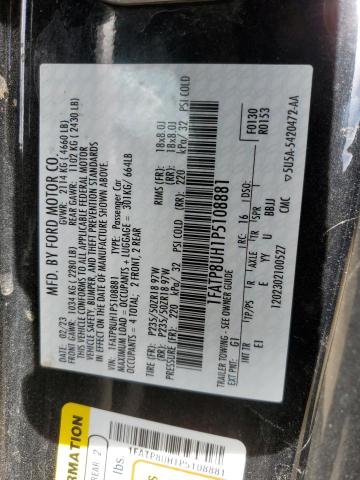 2023 Ford Mustang VIN: 1FATP8UH1P5108881 Lot: 54317444