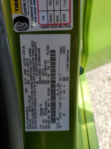 2019 FORD FIESTA ST - 3FADP4DJ9KM122479