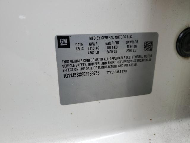 2013 Chevrolet Malibu Ltz VIN: 1G11J5SX8EF188756 Lot: 53514974