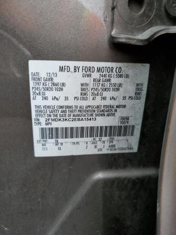 2014 Ford Edge Limited VIN: 2FMDK3KC2EBA15413 Lot: 55517154