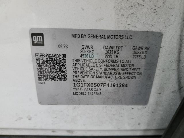 2023 CHEVROLET BOLT EV 2L - 1G1FX6S07P4191384