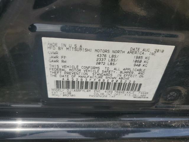 2011 Mitsubishi Galant Es VIN: 4A32B3FF0BE008229 Lot: 54440874