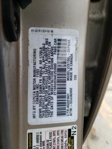 2004 Toyota Corolla Ce VIN: 2T1BR32E84C253880 Lot: 55131324