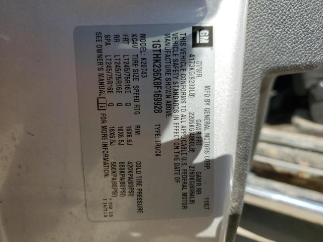 2008 GMC Sierra K2500 Heavy Duty VIN: 1GTHK236X8F169928 Lot: 54367894