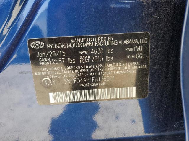 2015 Hyundai Sonata Sport VIN: 5NPE34AB1FH176801 Lot: 56851924