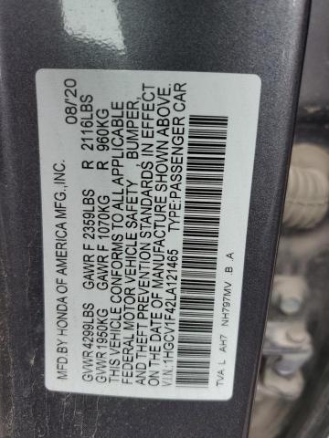 2020 Honda Accord Ex VIN: 1HGCV1F42LA121465 Lot: 54304704