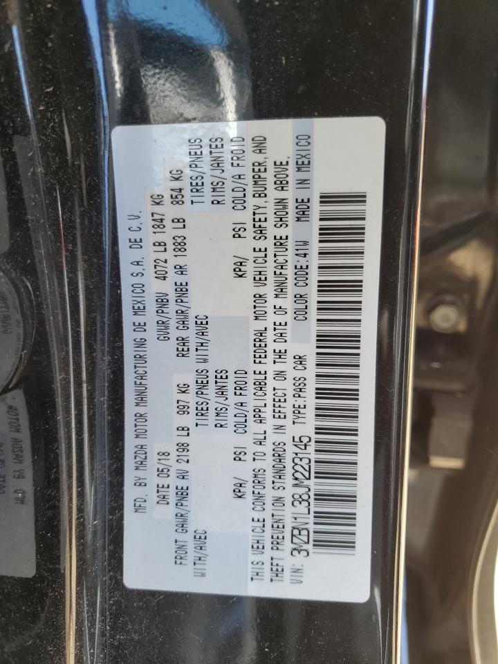 3MZBN1L38JM223145 2018 Mazda 3 Touring