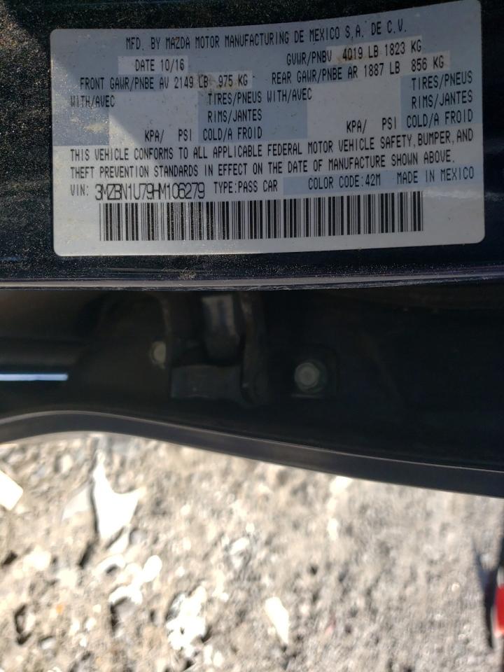 3MZBN1U79HM106279 2017 Mazda 3 Sport