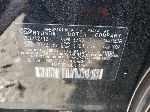 2013 Hyundai Elantra Gls VIN: KMHDH4AE0DU666734 Lot: 56643694