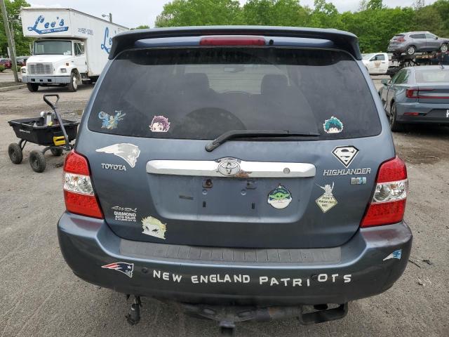 2006 Toyota Highlander Hybrid VIN: JTEEW21A160024285 Lot: 54829014