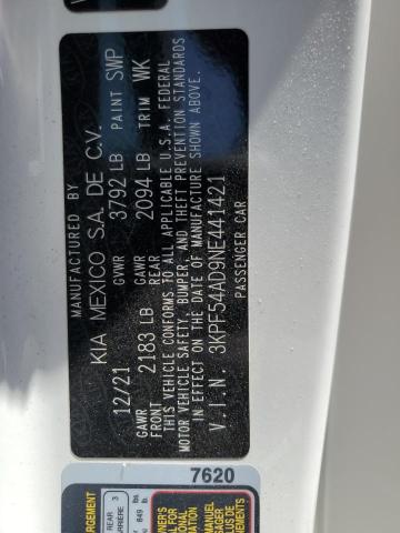 2022 KIA FORTE GT L - 3KPF54AD9NE441421