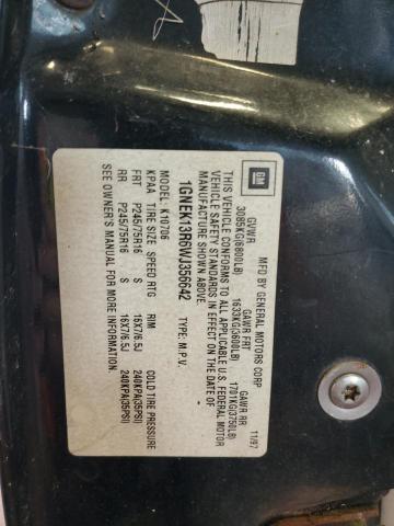 1998 Chevrolet Tahoe K1500 VIN: 1GNEK13R6WJ356642 Lot: 52429354