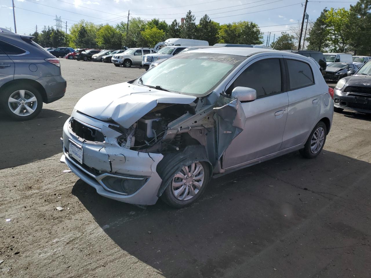 2019 Mitsubishi Mirage Es vin: ML32A3HJXKH007825