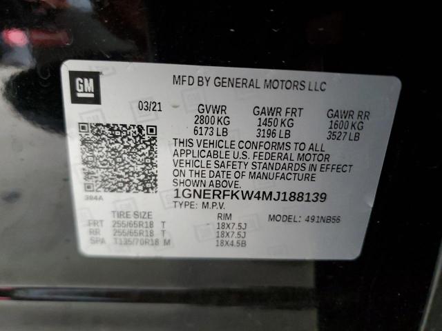 2021 Chevrolet Traverse Ls VIN: 1GNERFKW4MJ188139 Lot: 54170984