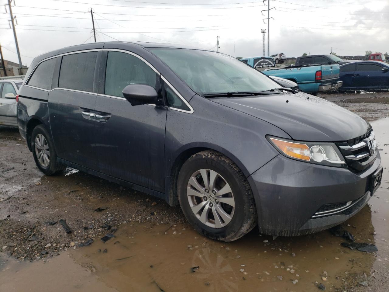 5FNRL5H6XHB023738 2017 Honda Odyssey Exl