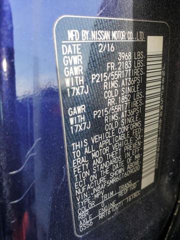 2016 Nissan Juke S VIN: JN8AF5MR6GT609020 Lot: 56682684