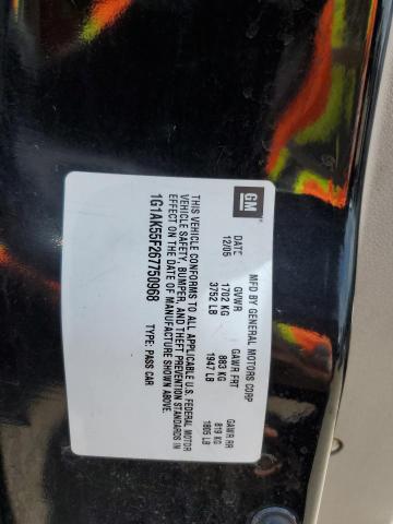 2006 Chevrolet Cobalt Ls VIN: 1G1AK55F267750968 Lot: 56750064