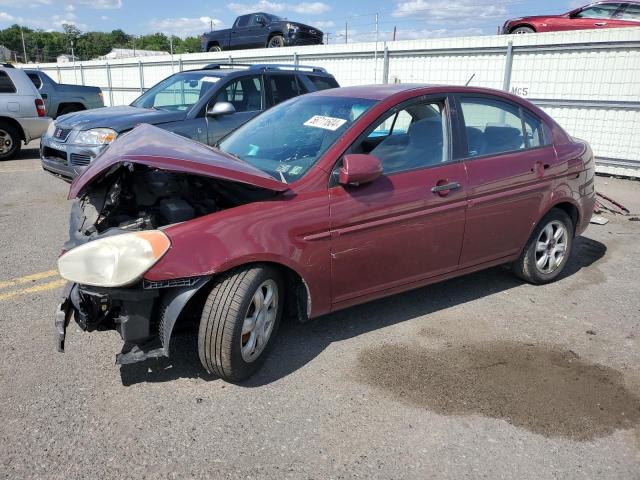 HYUNDAI ACCENT GLS 2006 maroon sedan 4d gas KMHCN46CX6U038341 photo #1