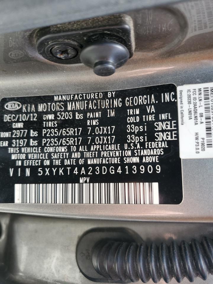 5XYKT4A23DG413909 2013 Kia Sorento Lx