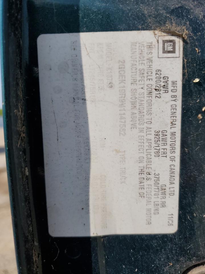 2GCEK19R9V1147582 1997 Chevrolet Gmt-400 K1500