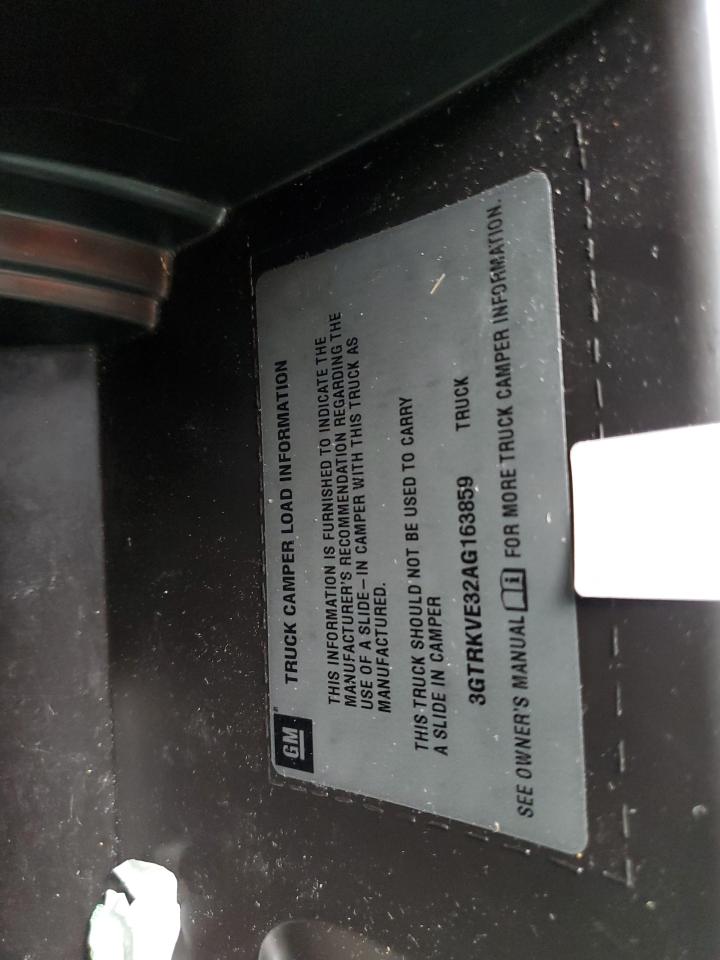 3GTRKVE32AG163859 2010 GMC Sierra K1500 Sle