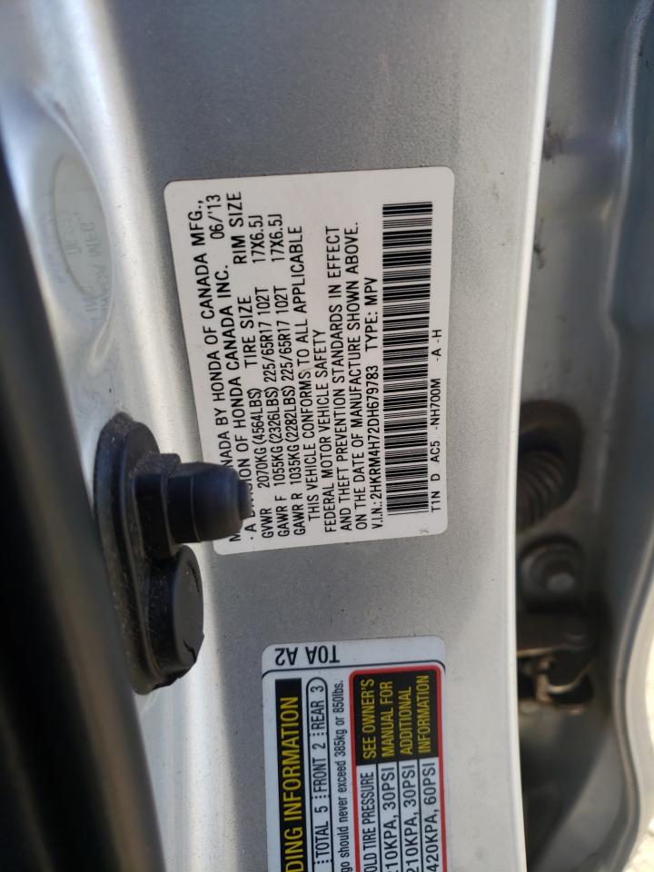 2HKRM4H72DH679783 2013 Honda Cr-V Exl