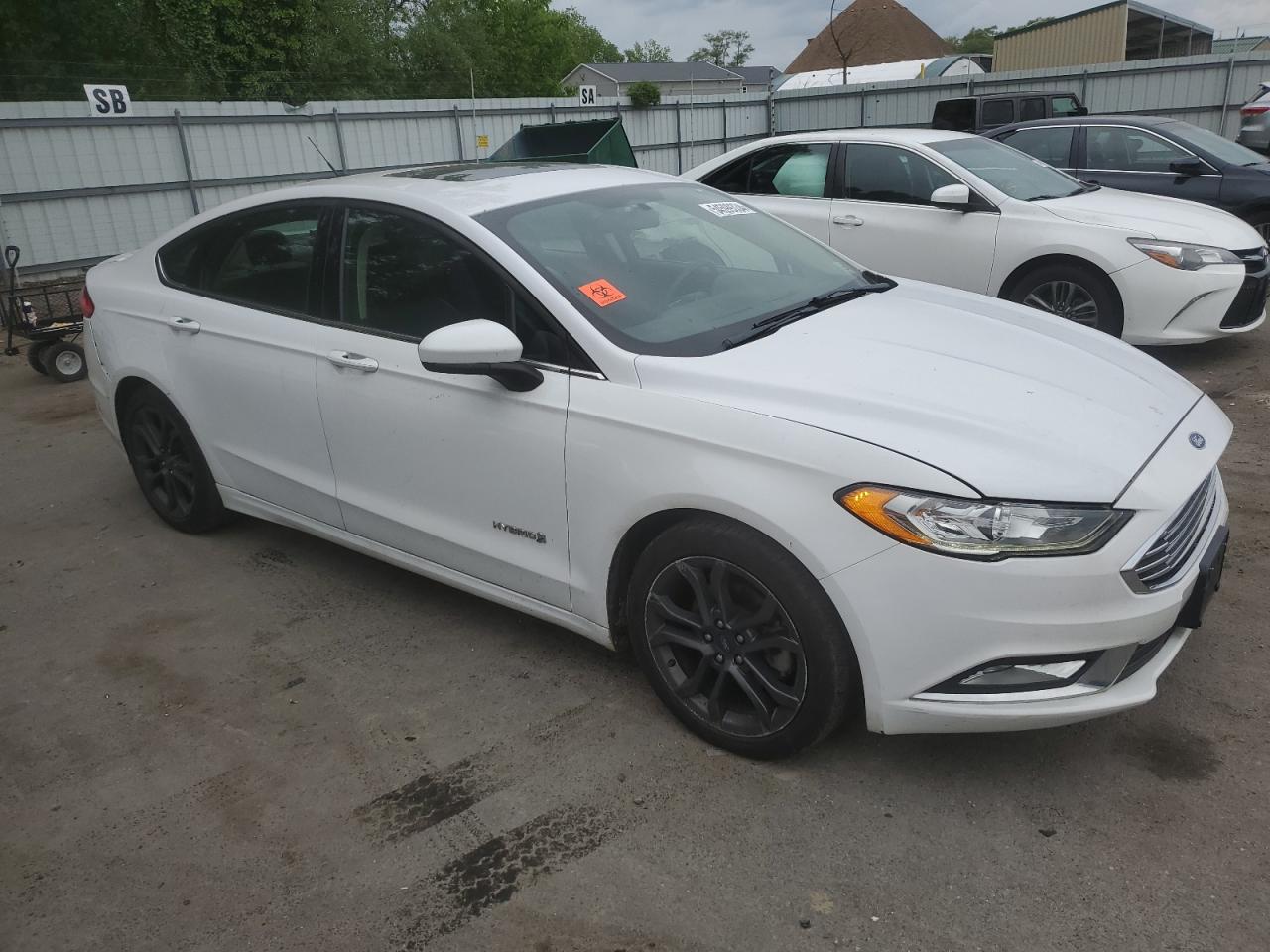 3FA6P0LU7JR169623 2018 Ford Fusion Se Hybrid