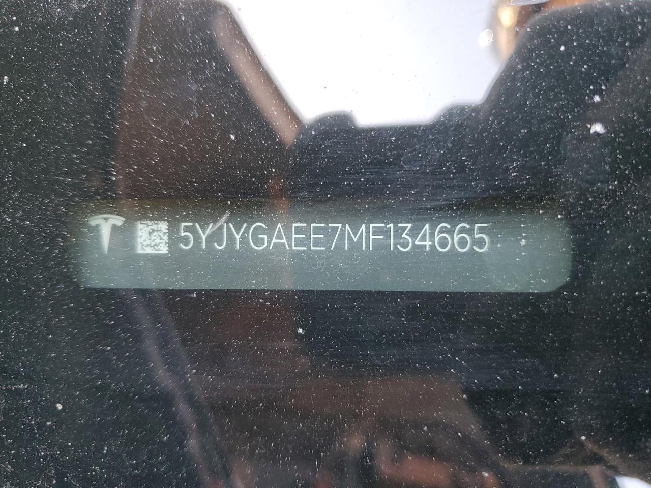 5YJYGAEE7MF134665 2021 Tesla Model Y