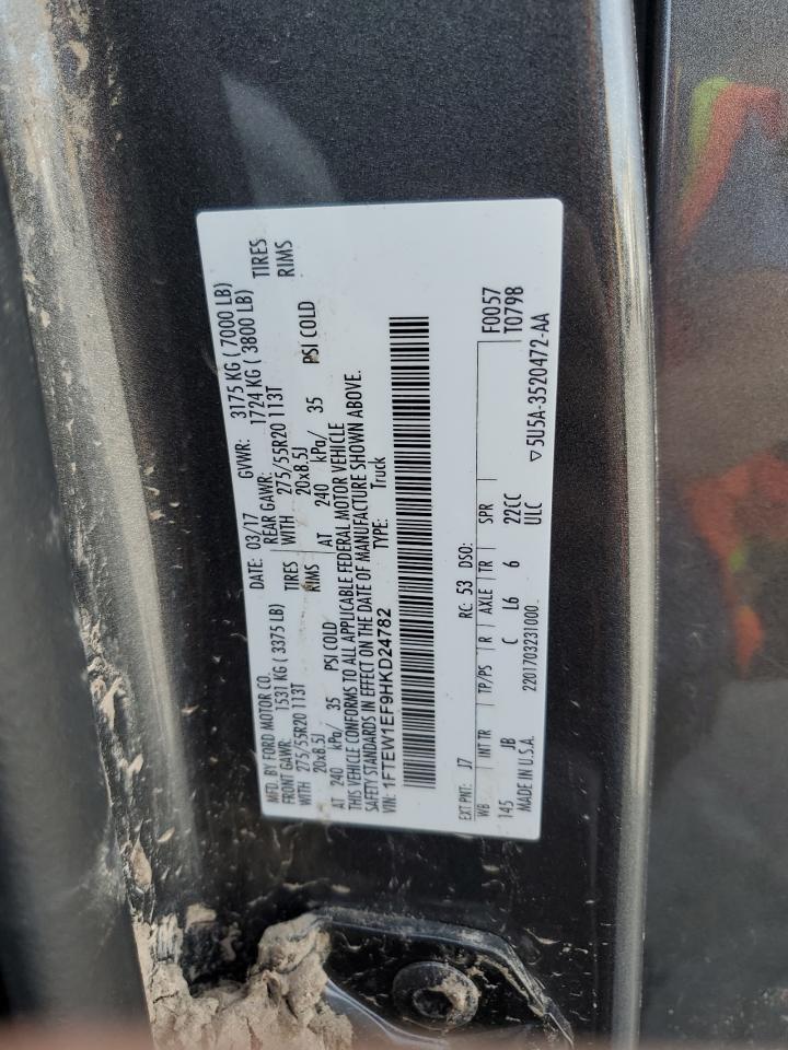 1FTEW1EF9HKD24782 2017 Ford F150 Supercrew