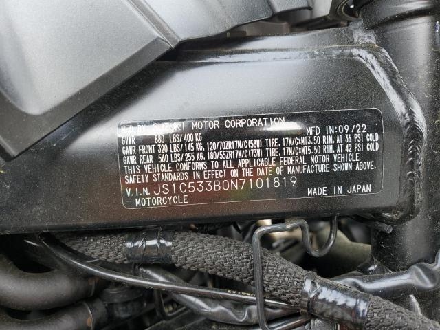 2022 SUZUKI GSX-S750 M - JS1C533B0N7101819