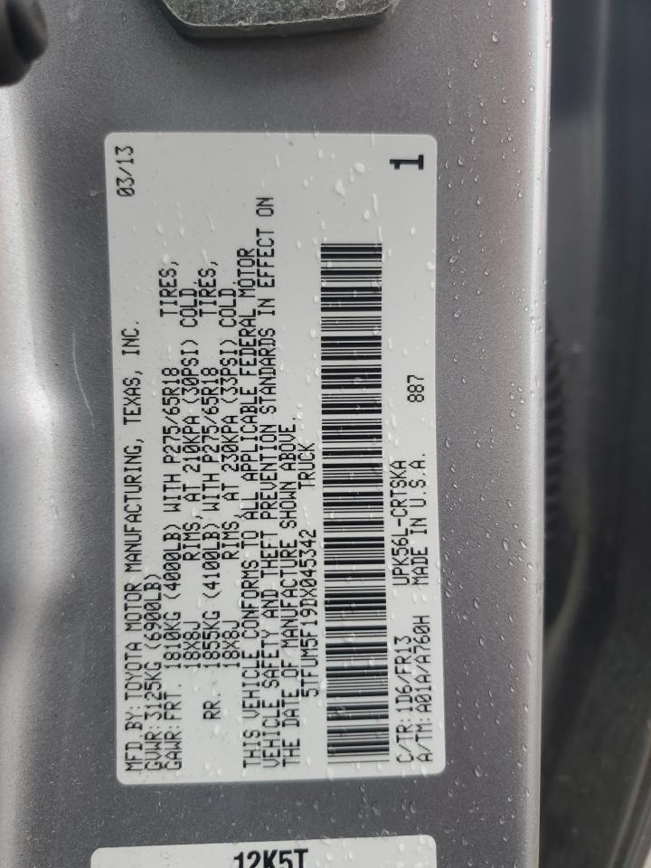 5TFUM5F19DX045342 2013 Toyota Tundra Double Cab Sr5