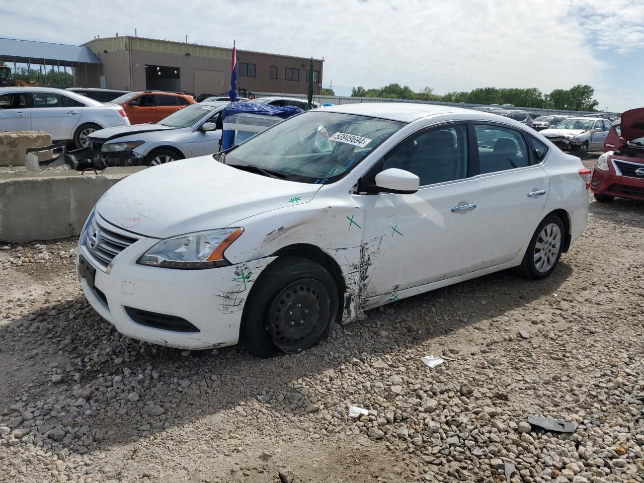 2015 Nissan Sentra S vin: 3N1AB7AP1FY286493